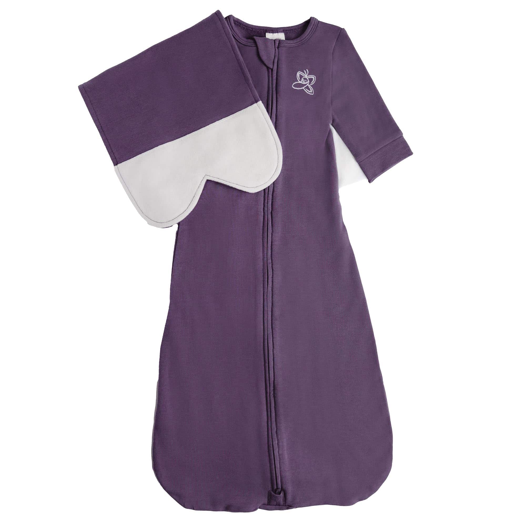 The Butterfly Swaddle Mezcla de Algodón -Morado Crepúsculo