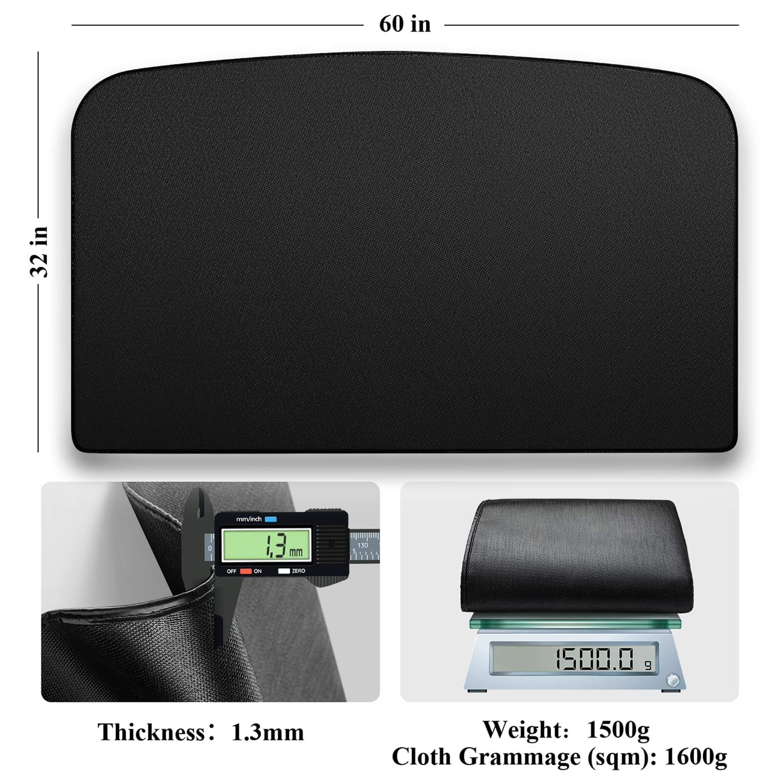 URESMAT Alfombra Ignífuga para Chimenea, 32 X 60 pulgadas - Imagen 8