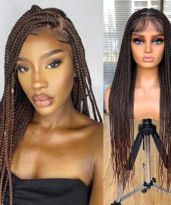 Peluca Trenzada Lace Front Full Double 36" RunM para