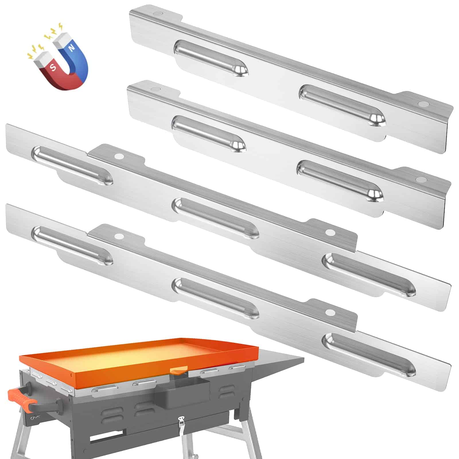 Guardias de Viento de Acero Inoxidable para Blackstone 28�