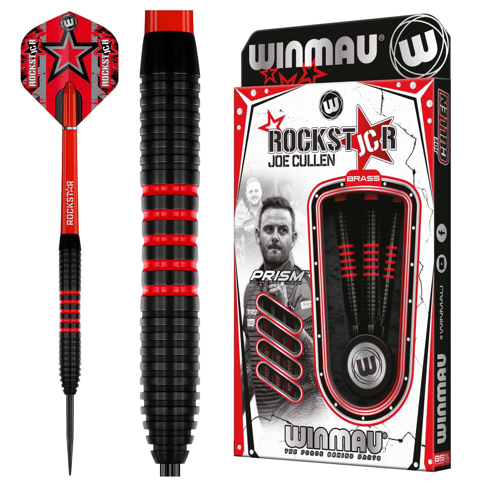 Winmau Joe Cullen The Rockstar Juego de Dardos de Latón