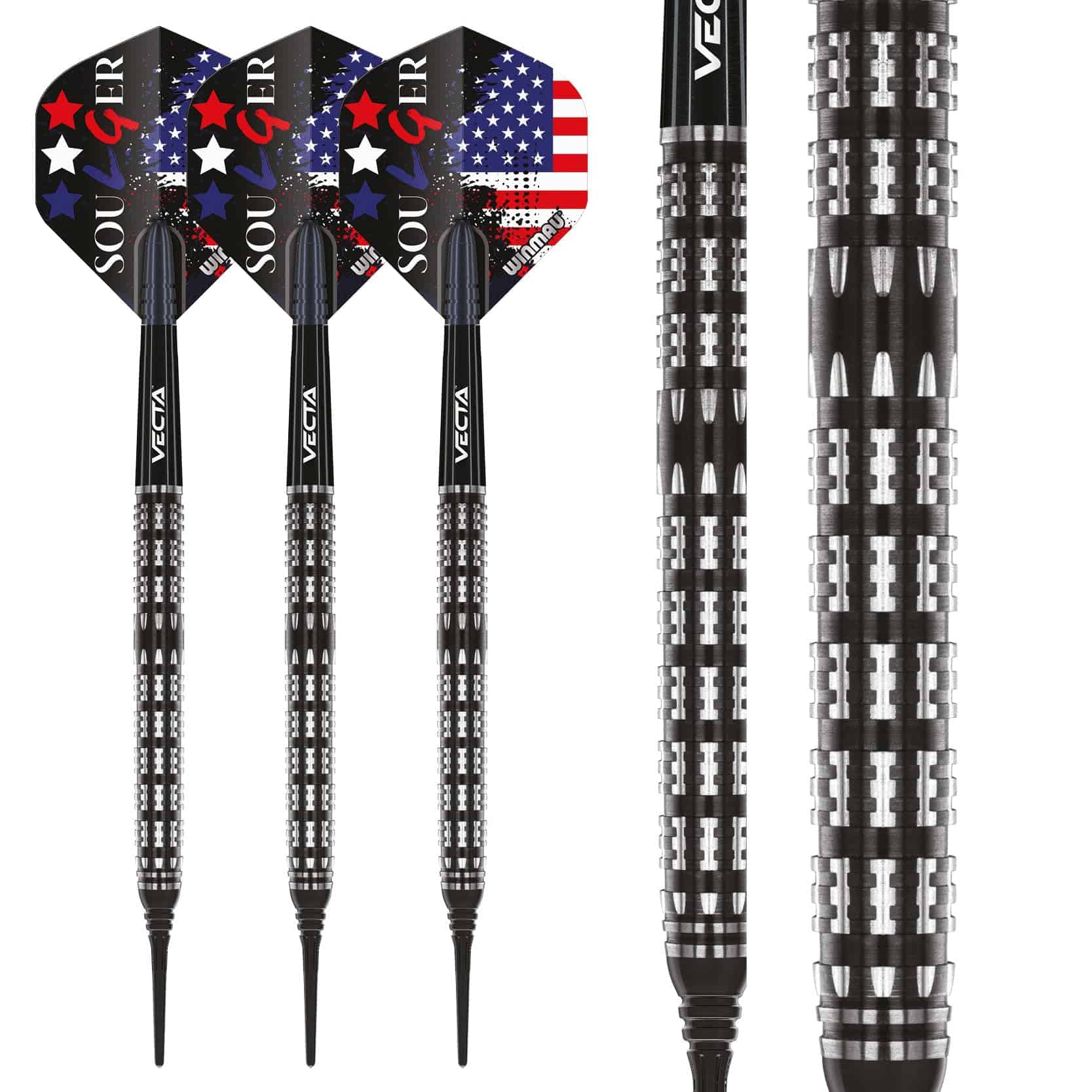 Set de Dardos de Tungsteno Profesional Winmau Leonard Gates - Imagen 7