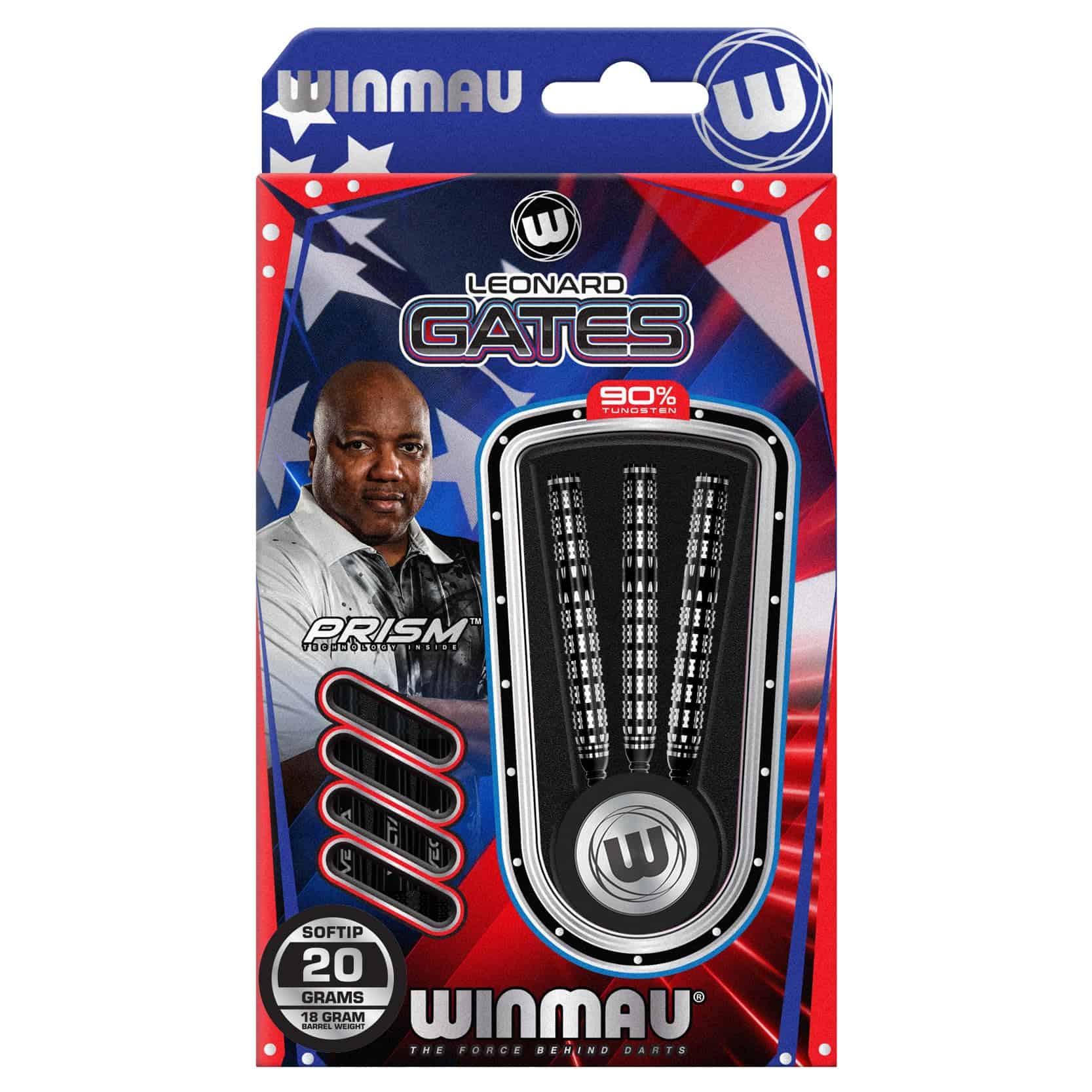 Set de Dardos de Tungsteno Profesional Winmau Leonard Gates - Imagen 5