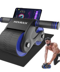 Rueda Abdominal Movrock con Rebote Automático para Gimnasio