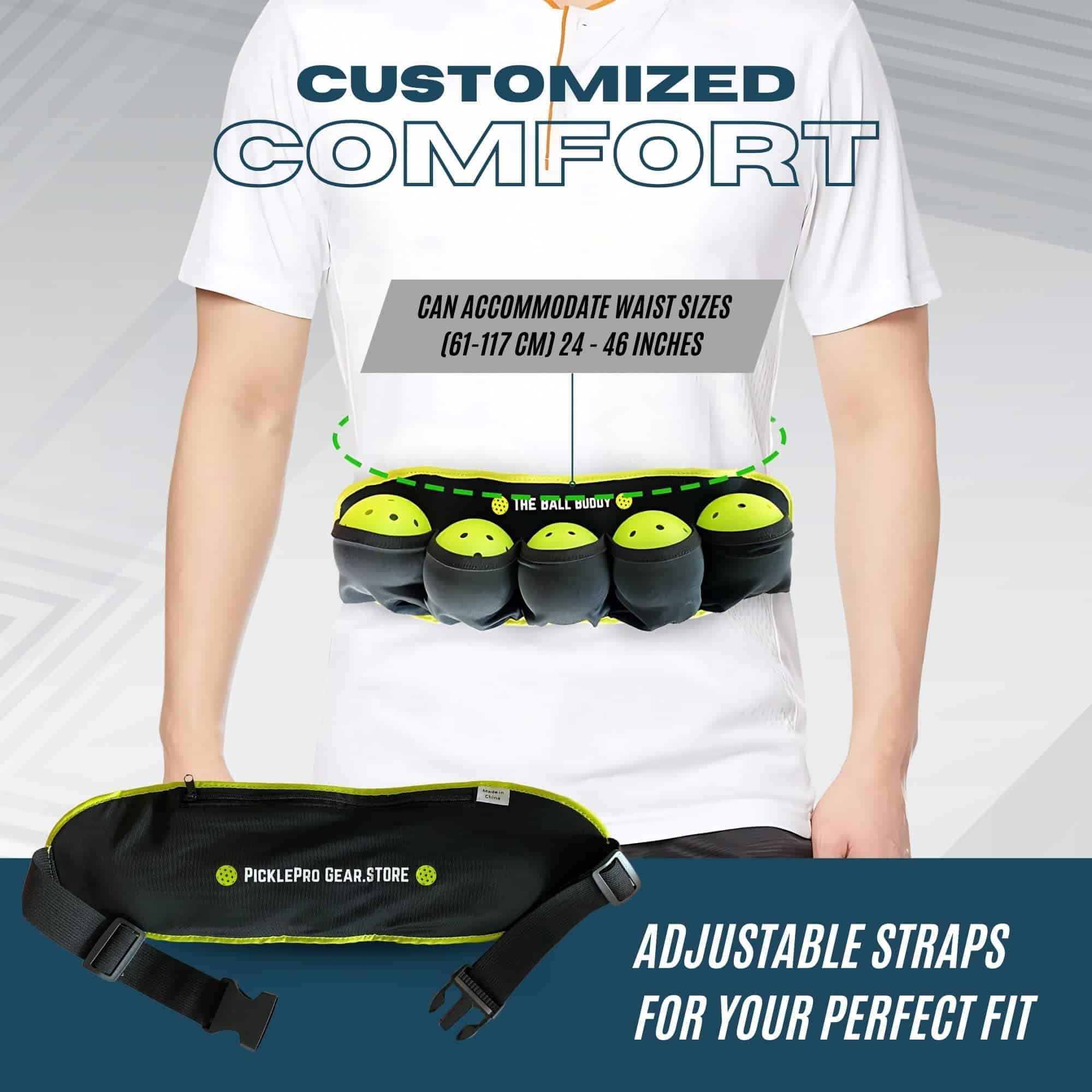 Set Premium de Pickleball - Compañero de Bolas, 5 Lime - Imagen 9