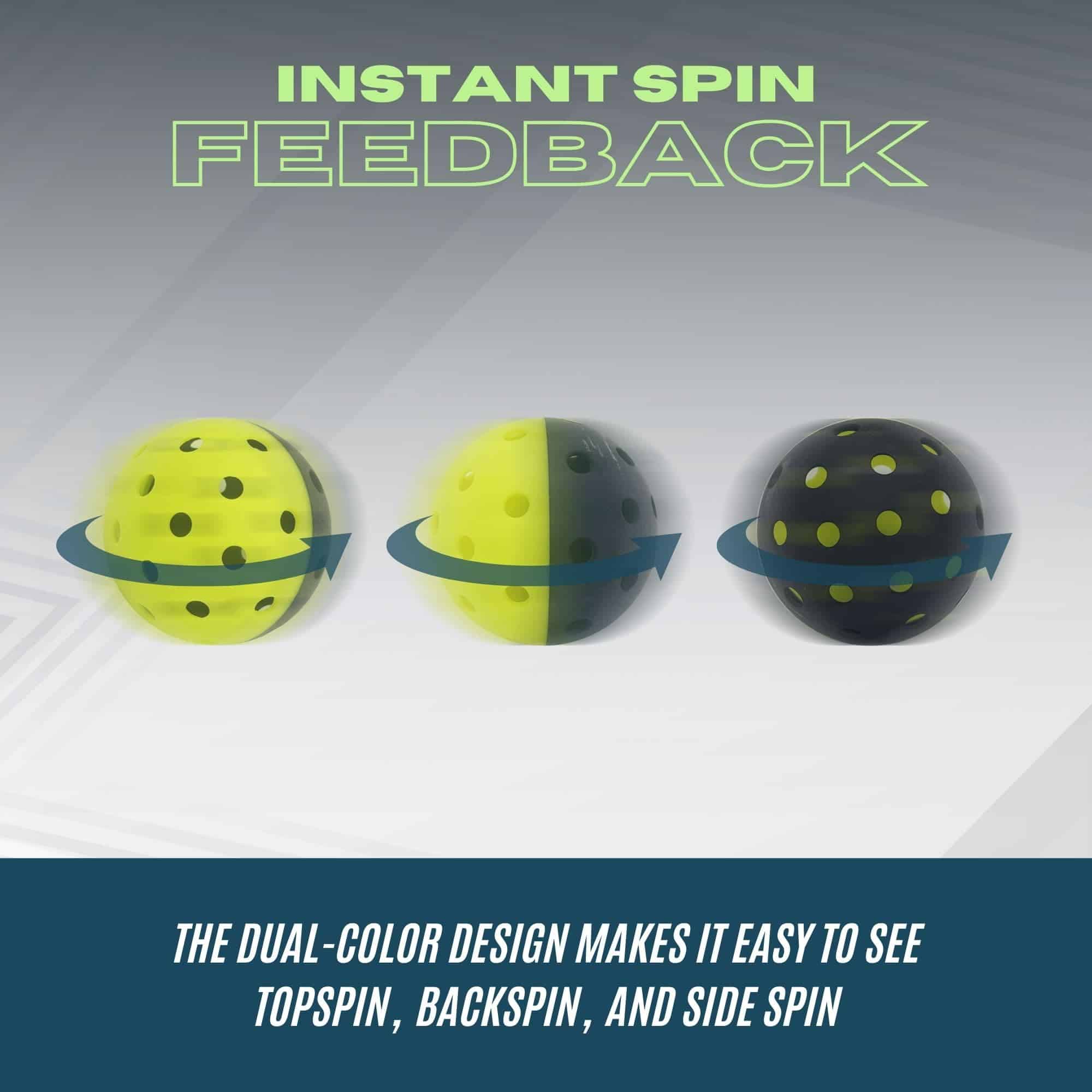 Set Premium de Pickleball - Compañero de Bolas, 5 Lime - Imagen 3