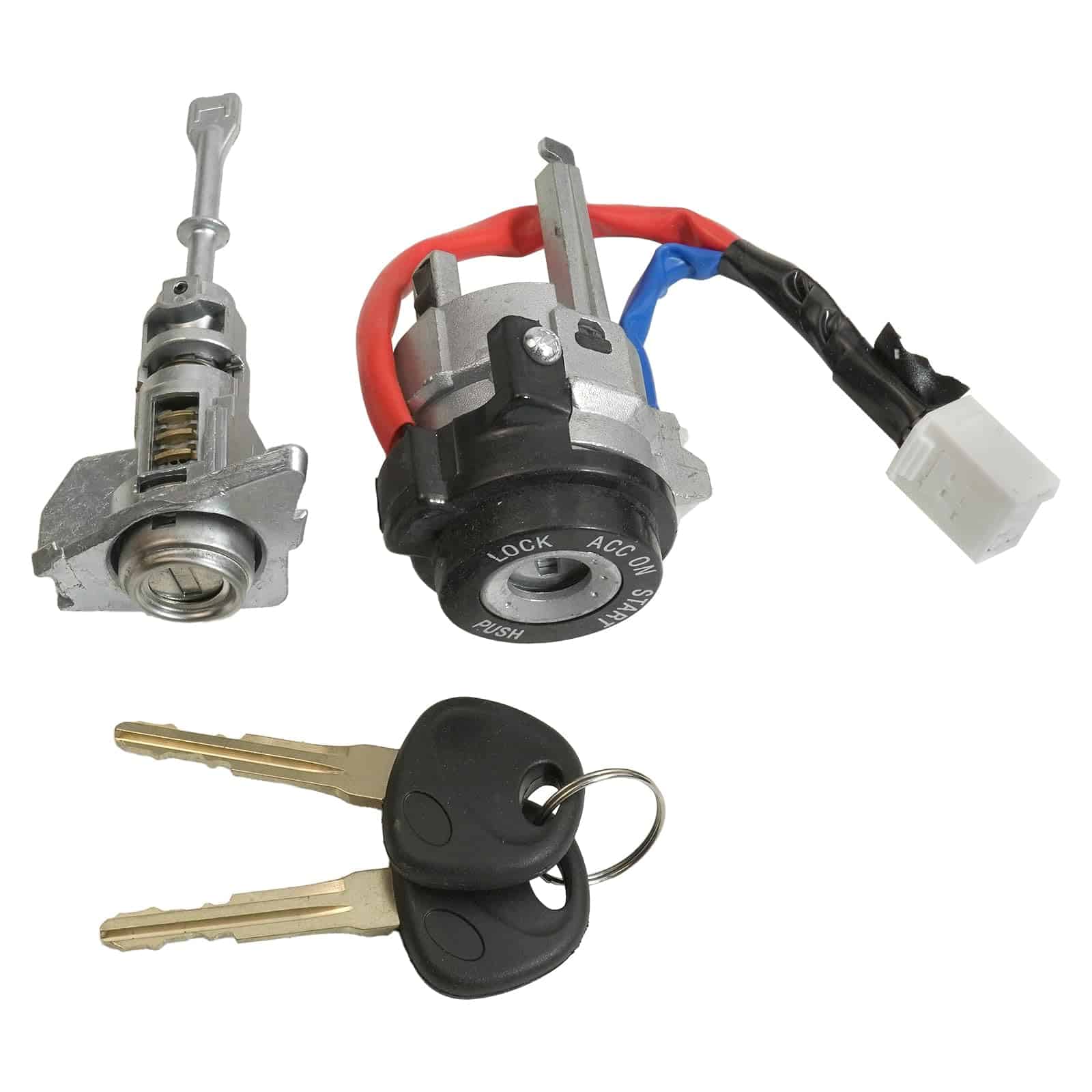 Conjunto Completo de Cerraduras de Coche de Repuesto para