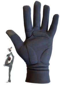 YamerSK8 Guantes de Patinaje Artístico con Almohadillas de