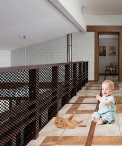 JIFTOK Puerta de Seguridad para Escaleras, Protector para