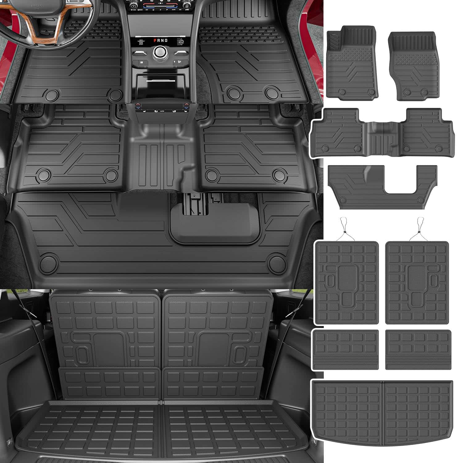 Tapete de Piso Compatible con Jeep Grand Cherokee L