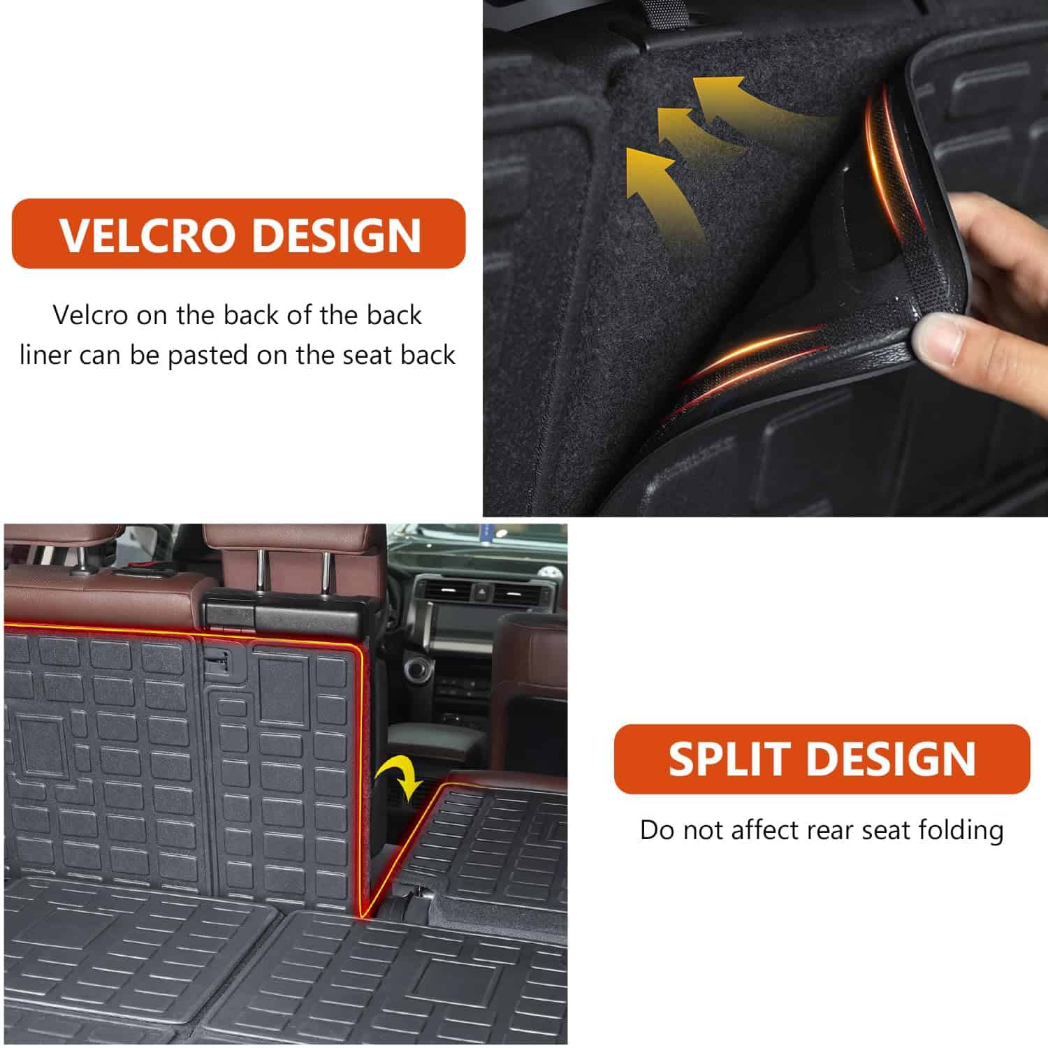 Juego de Respaldo y Tapete Compatible con Toyota 4Runner - Imagen 6