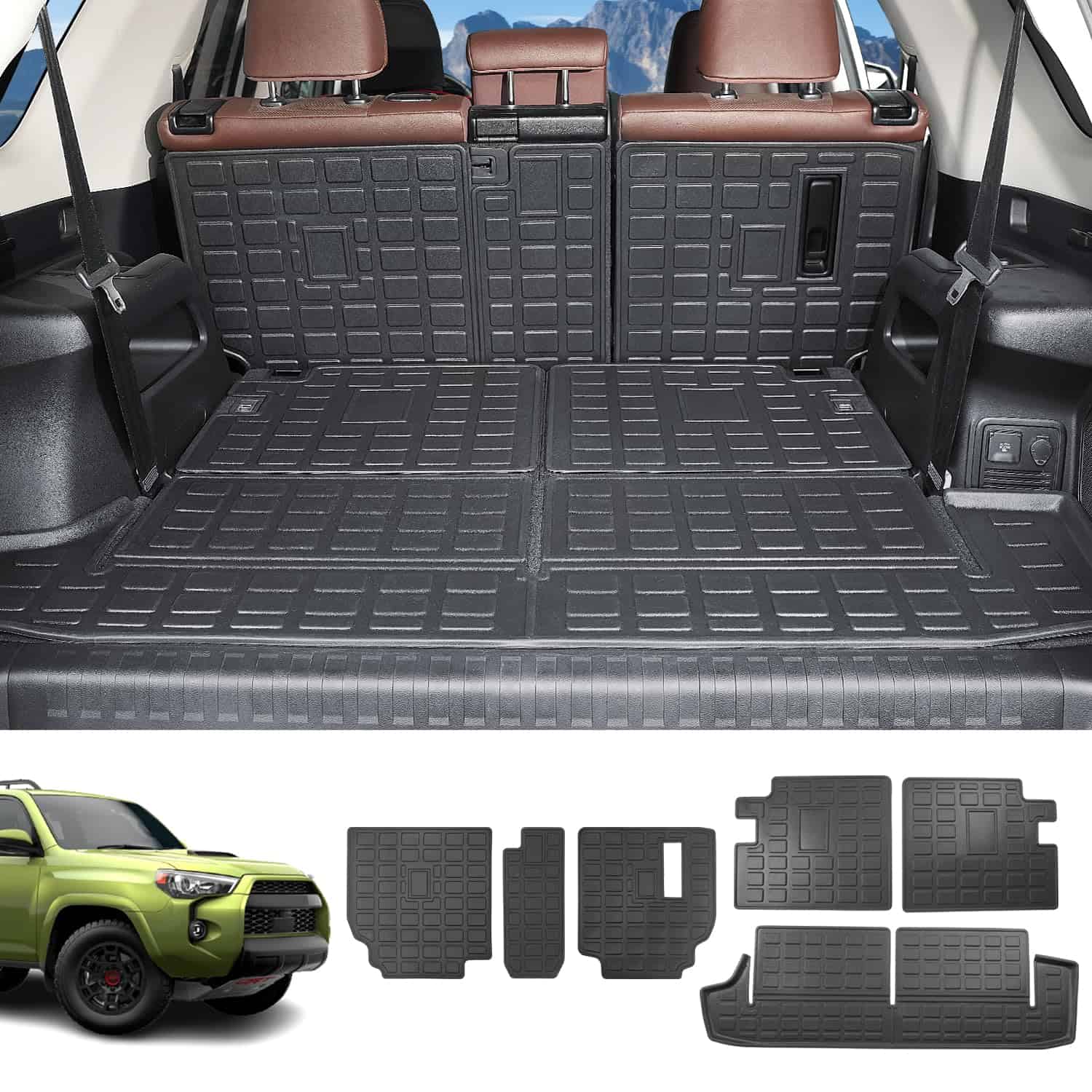 Juego de Respaldo y Tapete Compatible con Toyota 4Runner