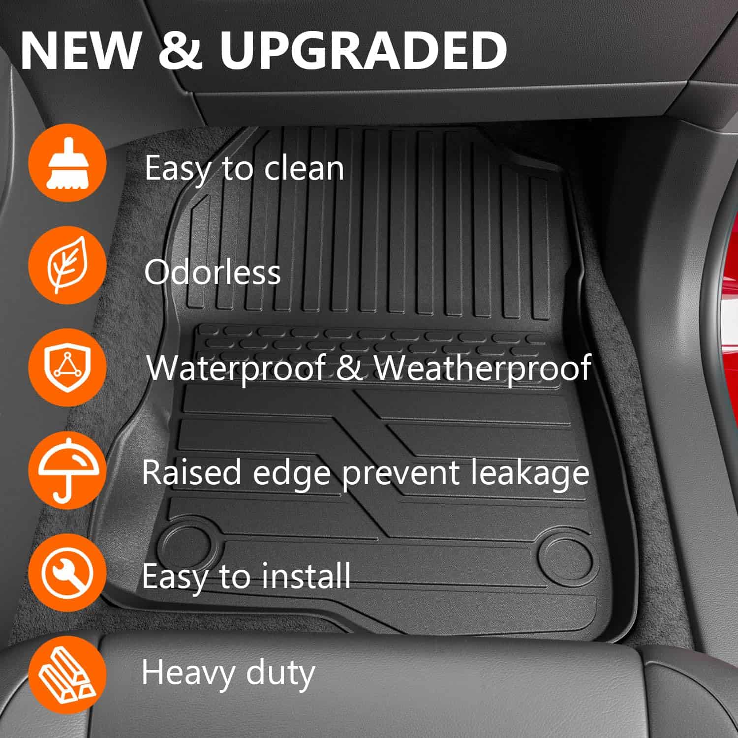 Tapete para piso powoq compatible con Honda CRV 2023-2025 - Imagen 8