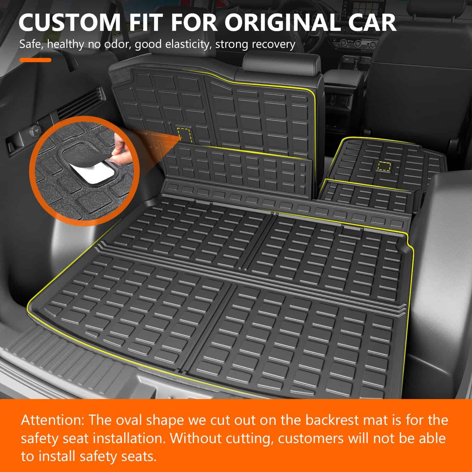 Tapete para piso powoq compatible con Honda CRV 2023-2025 - Imagen 5