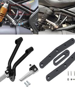 FTKDMT Pasajero Reposapiés Reposapiernas con Kit Ajustable