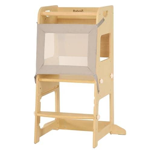Torre de Madera Básica para Niños Bateso con Red