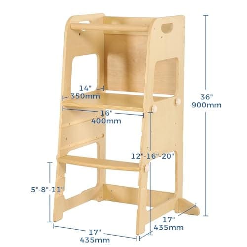 Torre de Madera Básica para Niños Bateso con Red - Imagen 6
