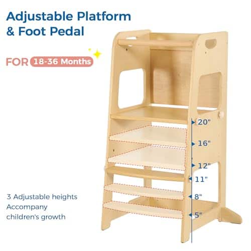 Torre de Madera Básica para Niños Bateso con Red - Imagen 3