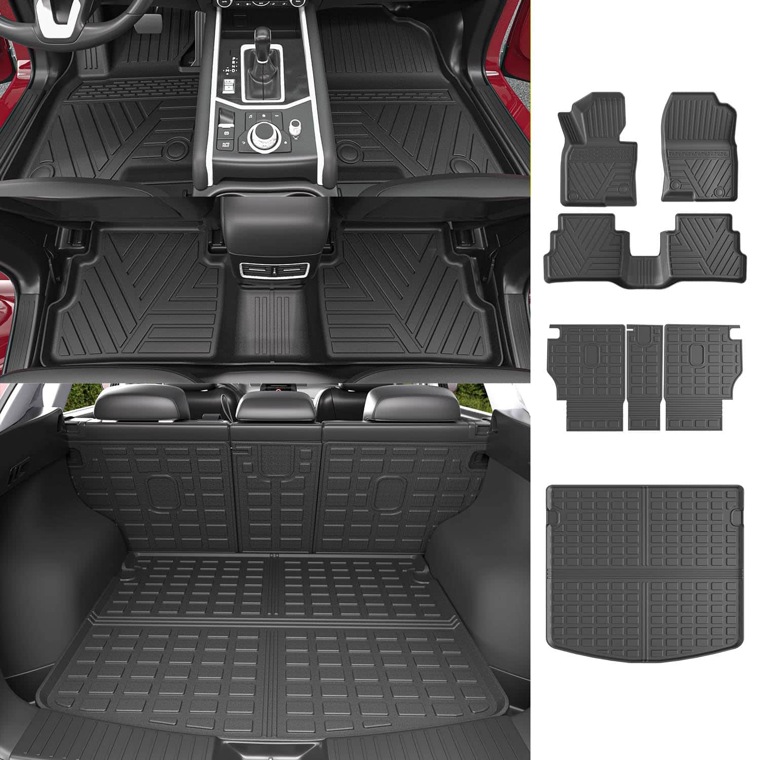 Tapetes para Piso Compatible con 2023-2025 Mazda CX-5