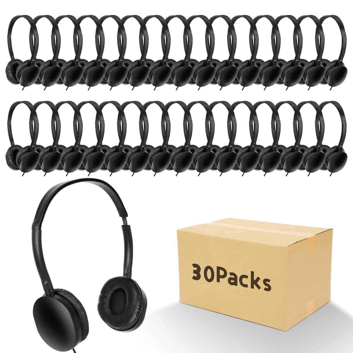 Audífonos para Niños Paquete de 30 para Estudiantes - Imagen 8