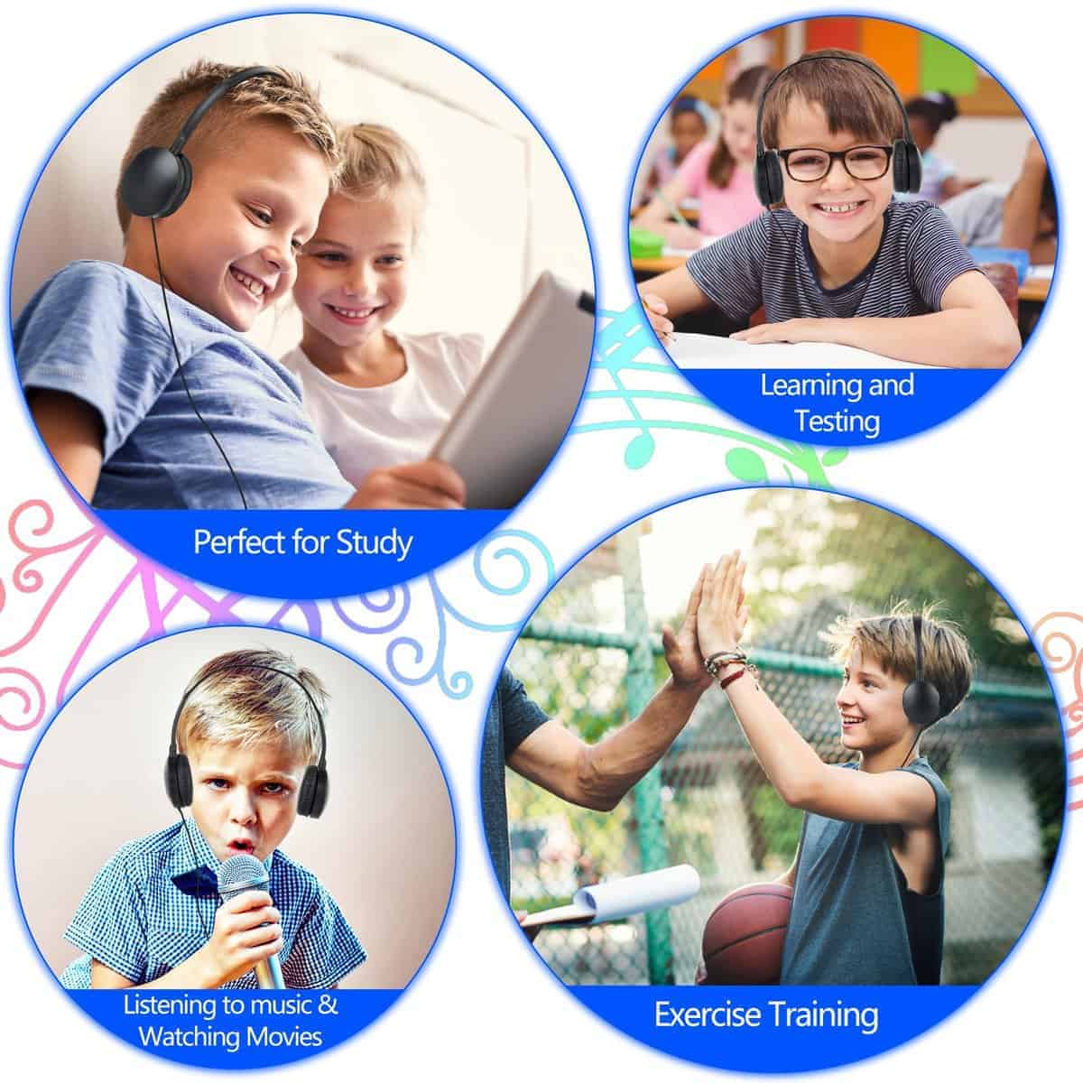 Auriculares a granel para aula OSSZIT para estudiantes - Imagen 8