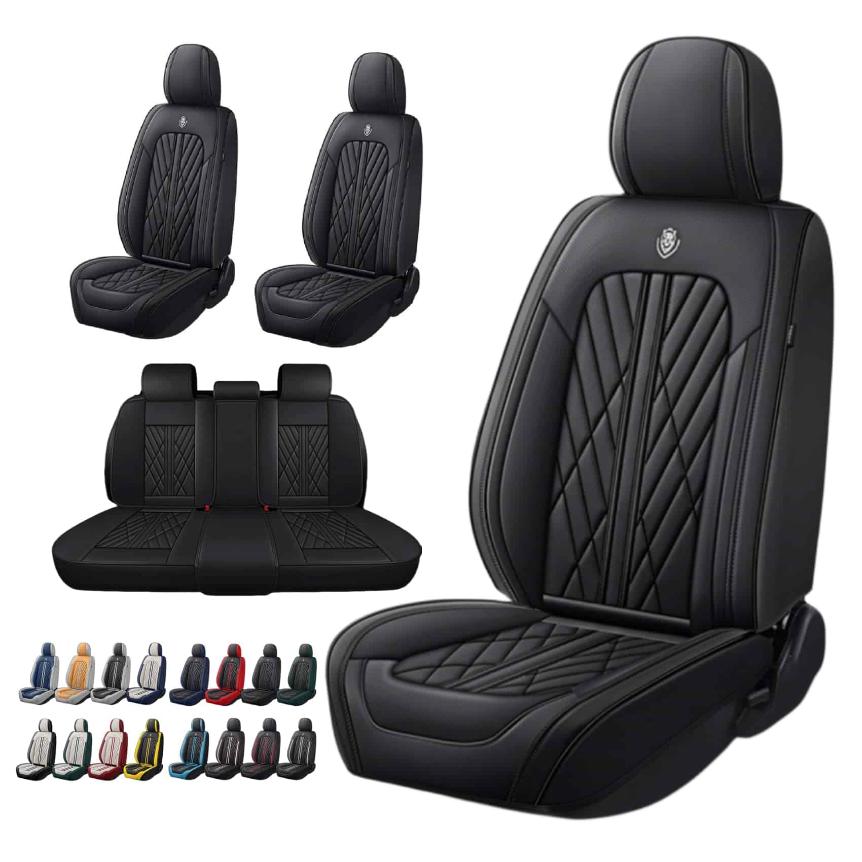 ANKIV Juego de Fundas de Asiento de Coche Impermeables de