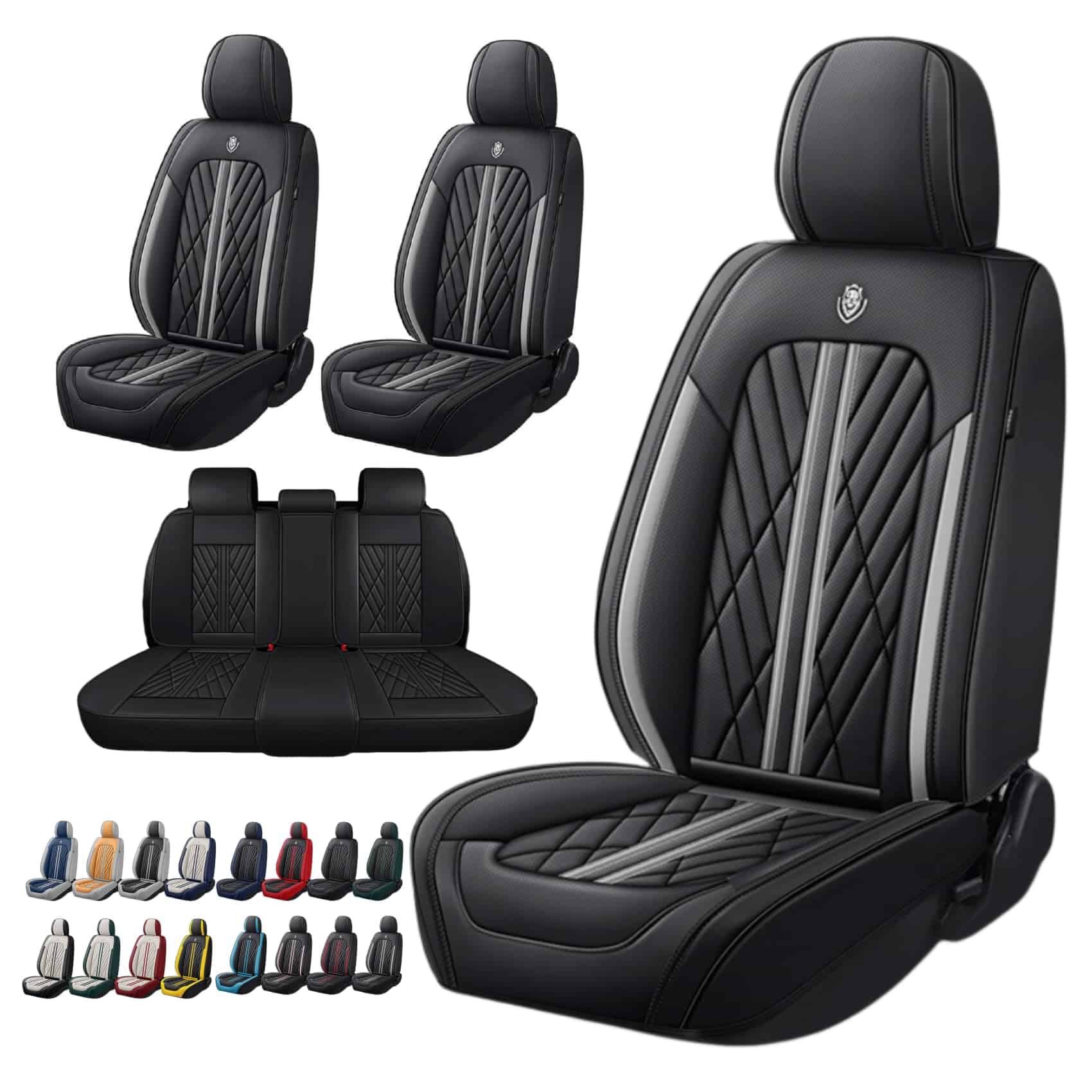 ANKIV Juego de Fundas de Asiento de Coche Universal de