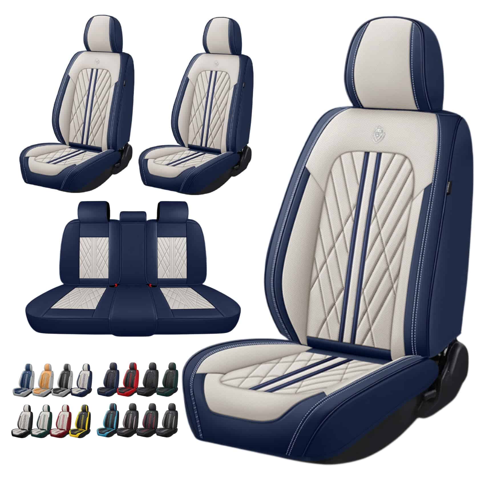 Juego de Fundas de Asiento para Automóvil Universal