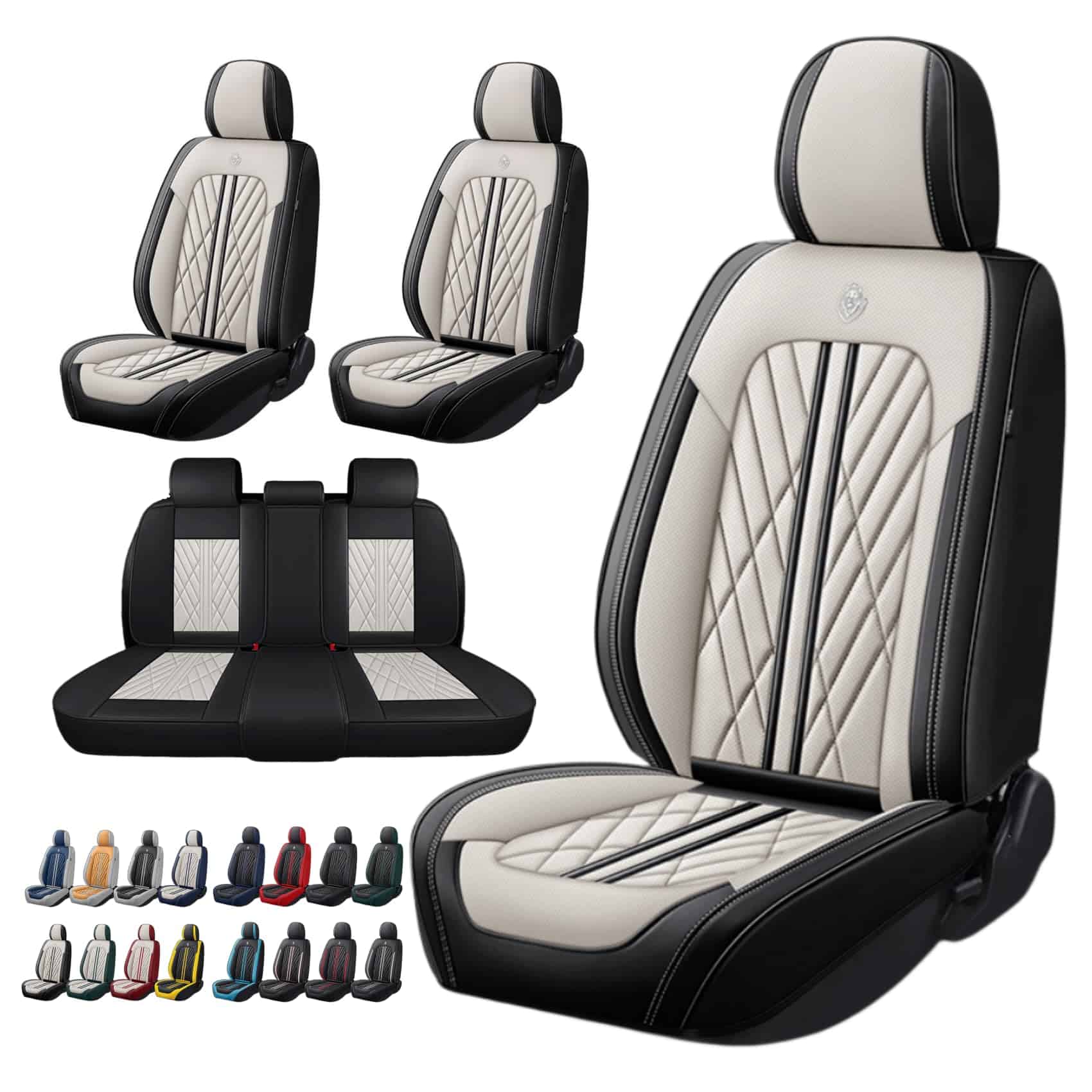 Conjunto de fundas de asiento de automóvil universales