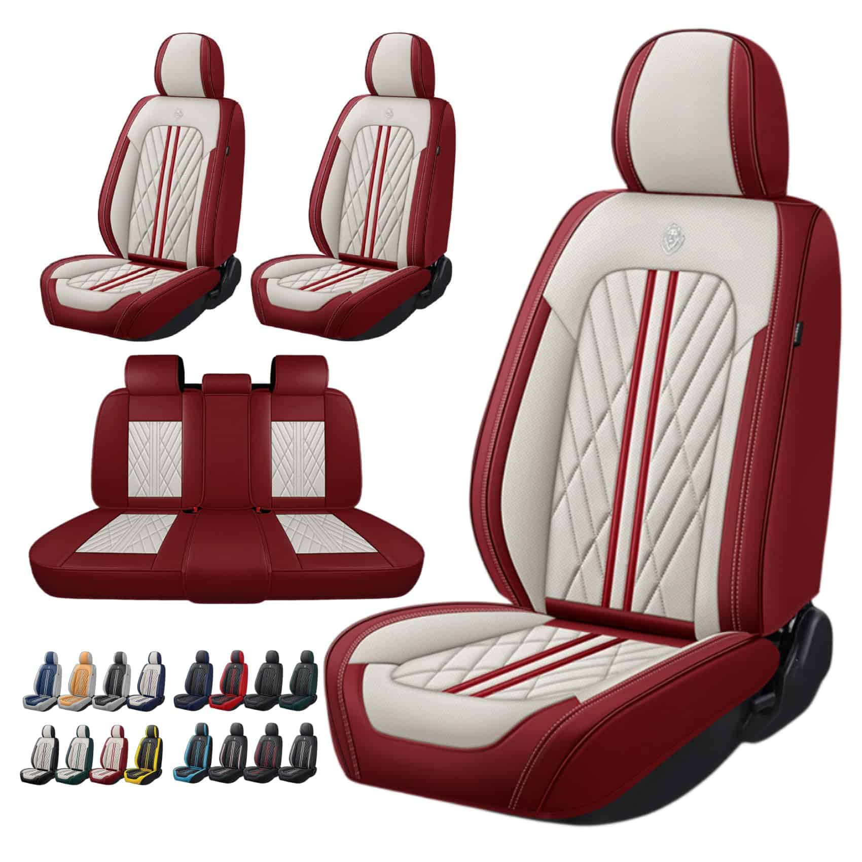 ANKIV Juego de Fundas para Asientos de Automóvil