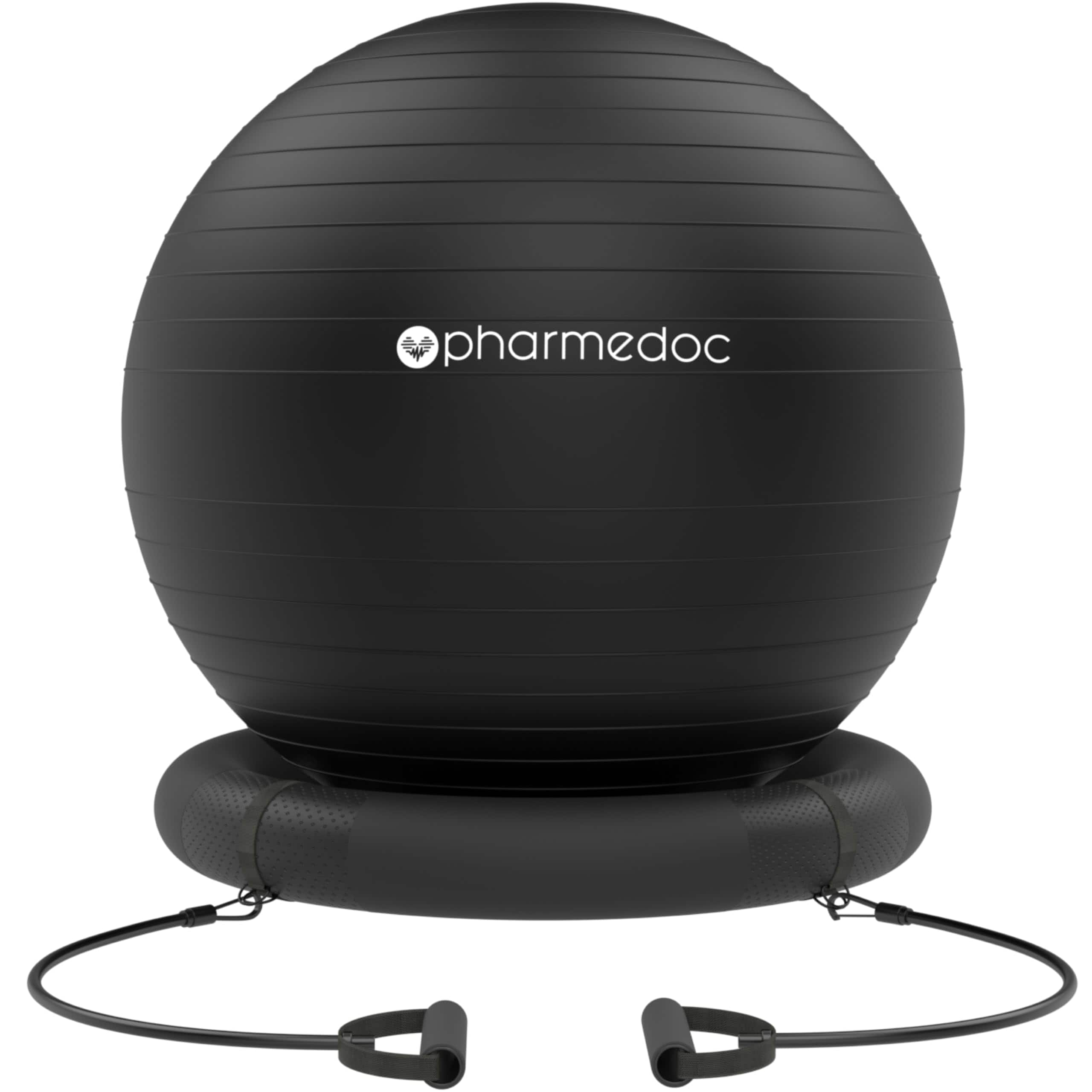Silla de Yoga con Pelota Pharmedoc con Base y Bandas de