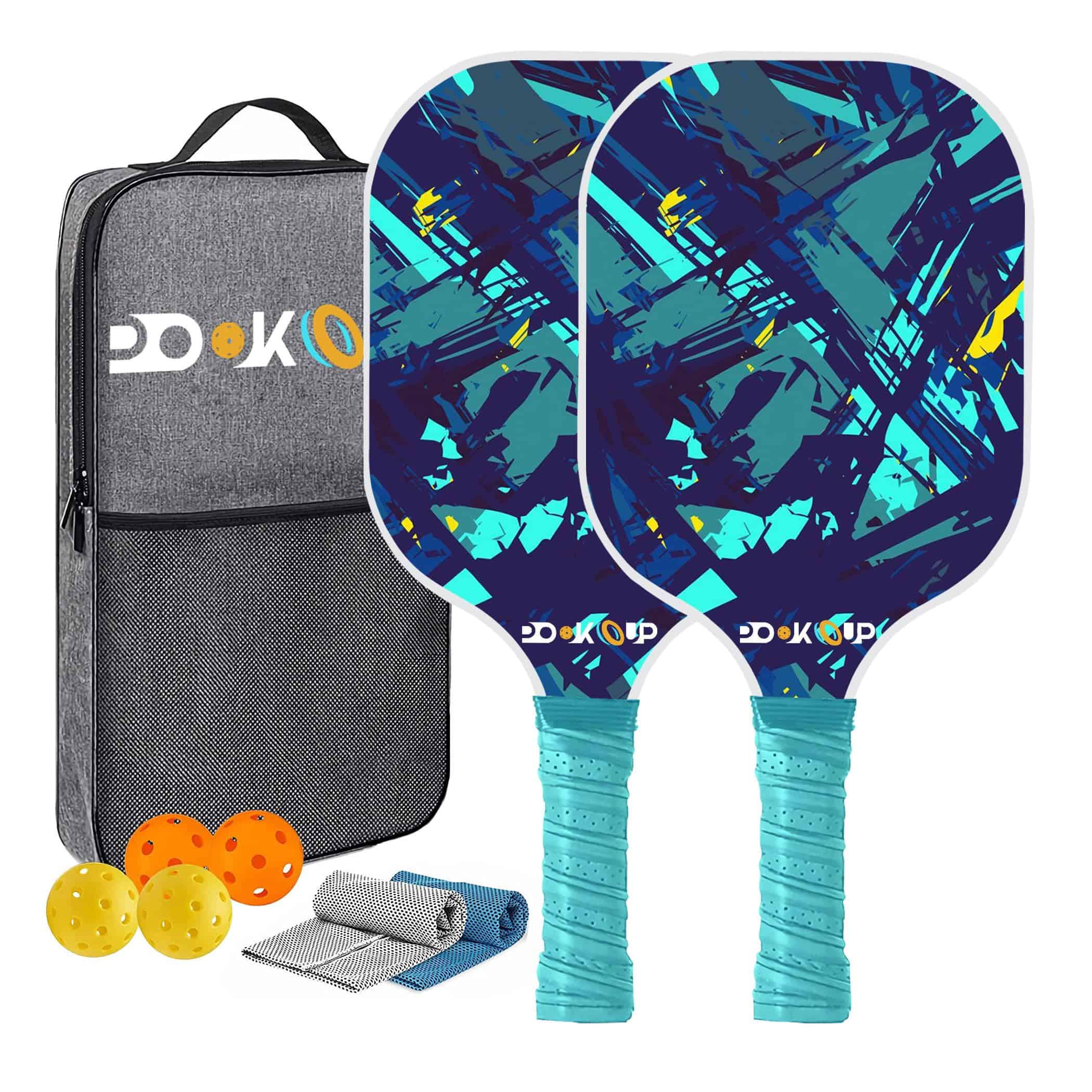Conjunto de Pickleball de Fibra de Vidrio Premium POOK UP -