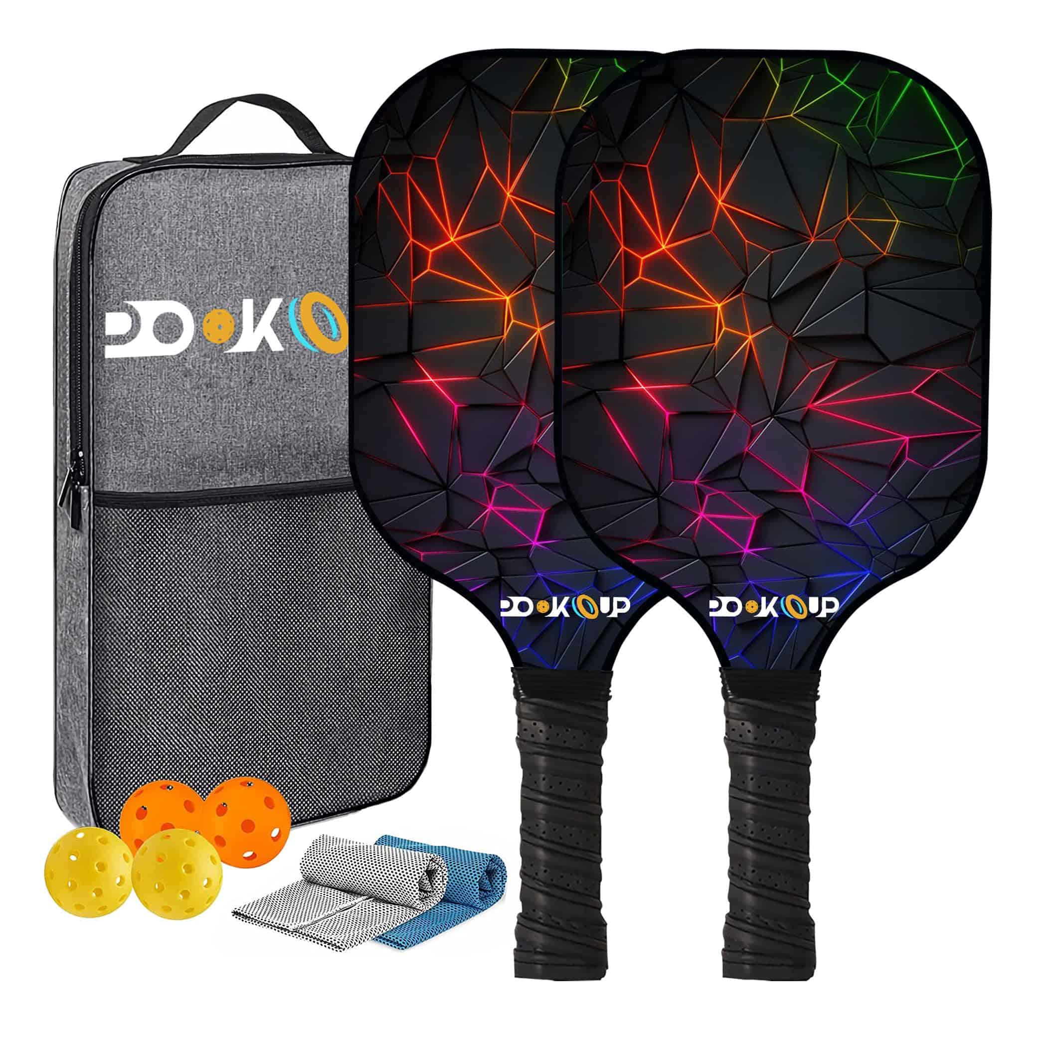 Set de Pickleball Premium POOK UP - Azul/Negro, Paquete de