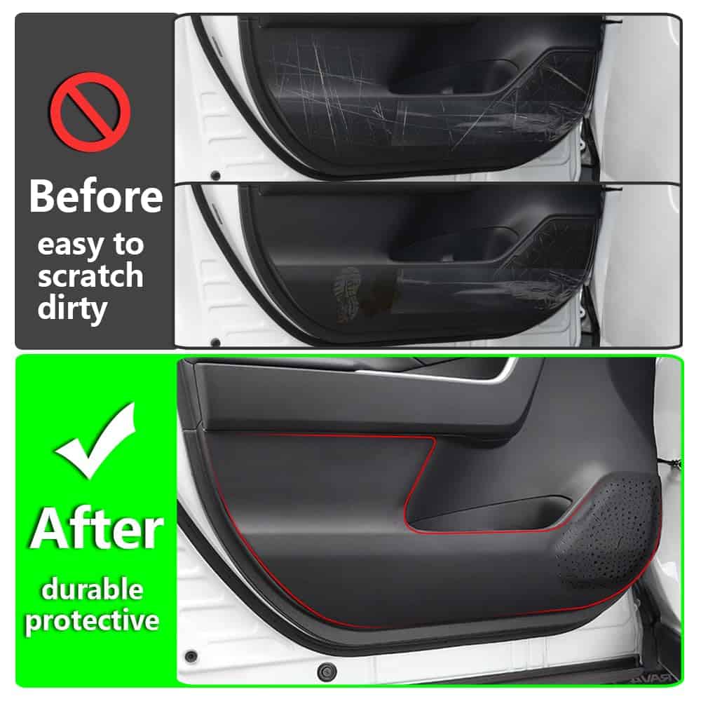 Protector de Puerta para Coche LUNQIN para Toyota RAV4 2019 - Imagen 5