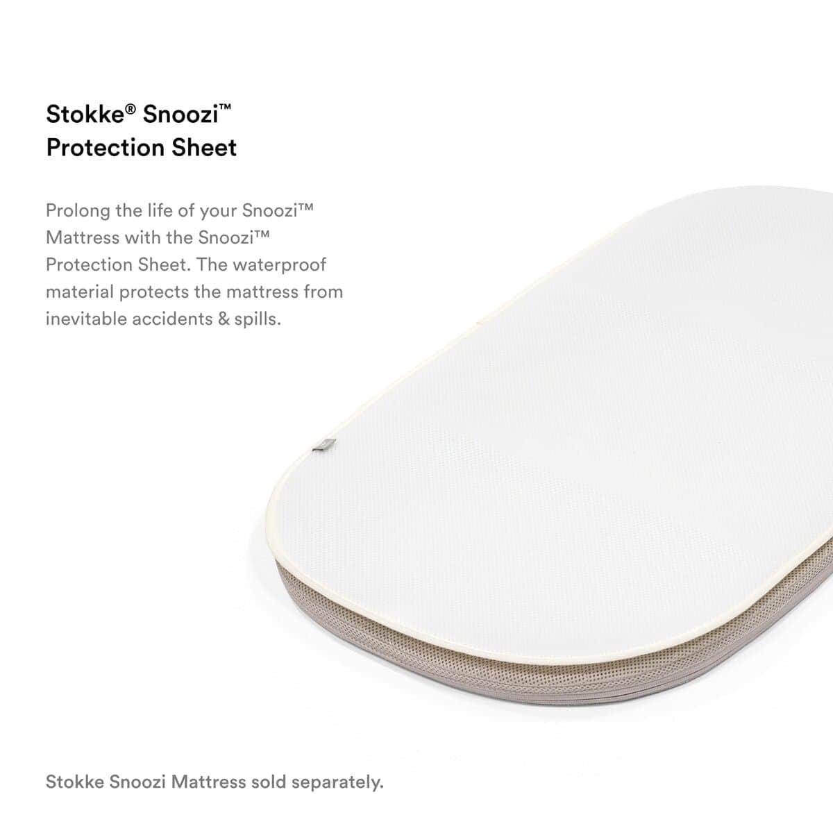Sábana de Protección Stokke Snoozi, Blanca - Protege tu - Imagen 4