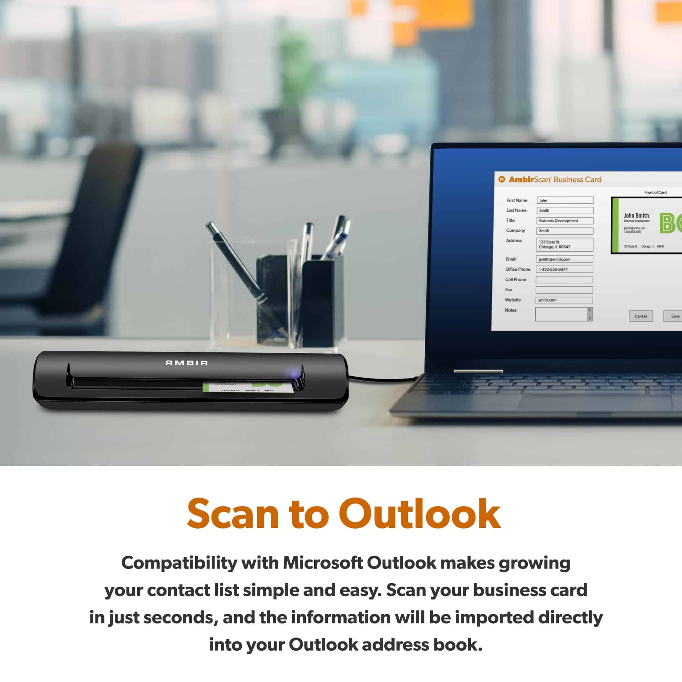 Ambir TravelScan Pro Go Bundle Escáner portátil compacto - Imagen 4