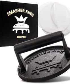SMASHER KING� - Prensa de Hamburguesas de Hierro Fundido