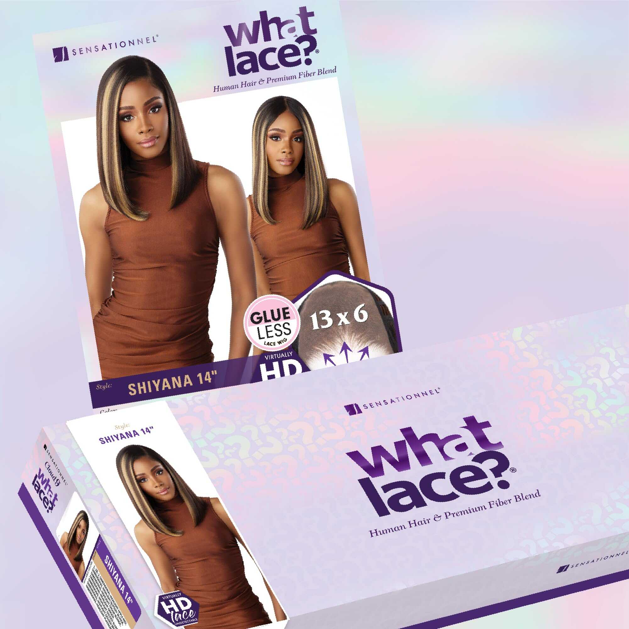 Peluca Sensationnel What Lace 13X6 - Shiyana -NEGRO AZABACHE - Imagen 10