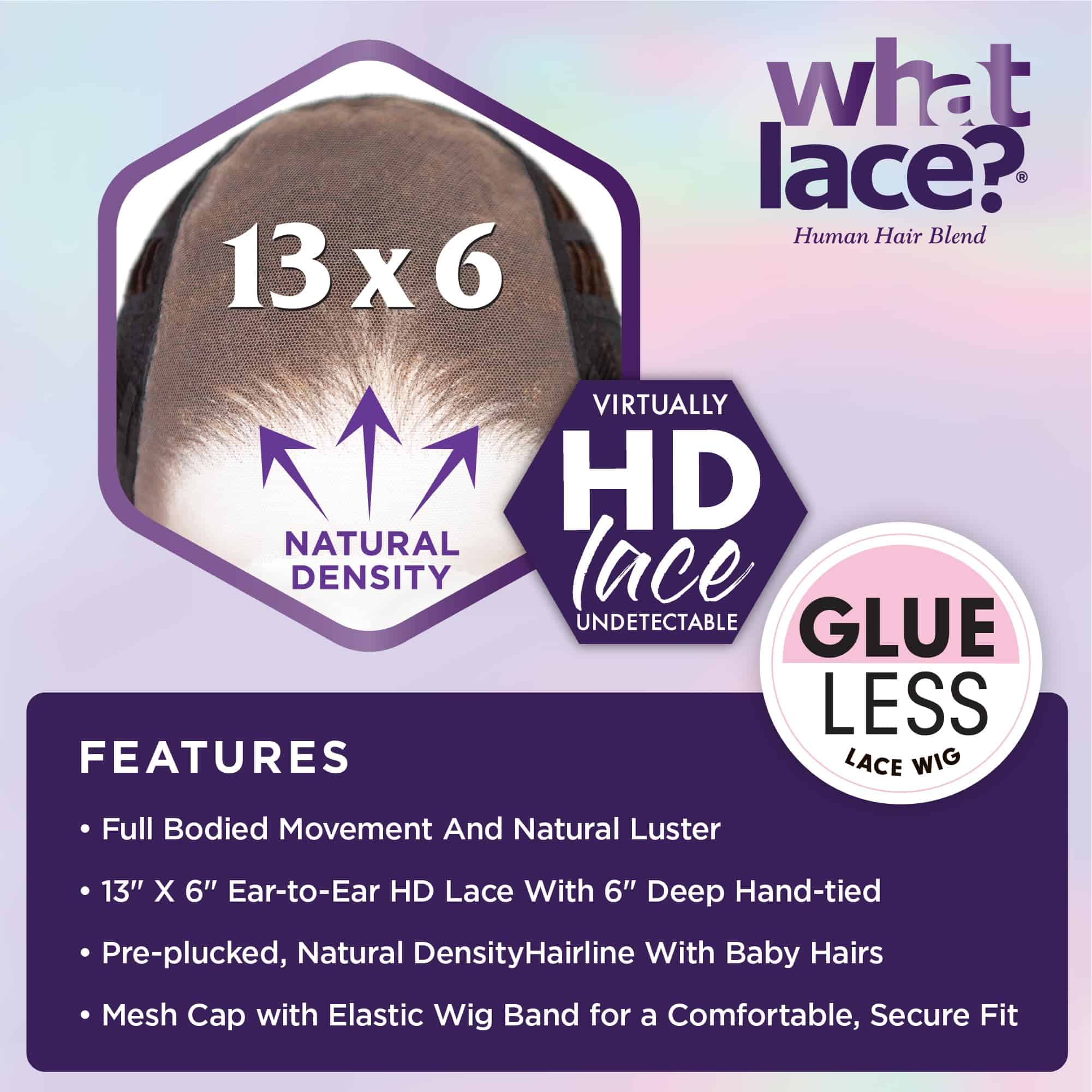 Peluca Sensationnel What Lace 13X6 - Shiyana -NEGRO AZABACHE - Imagen 8