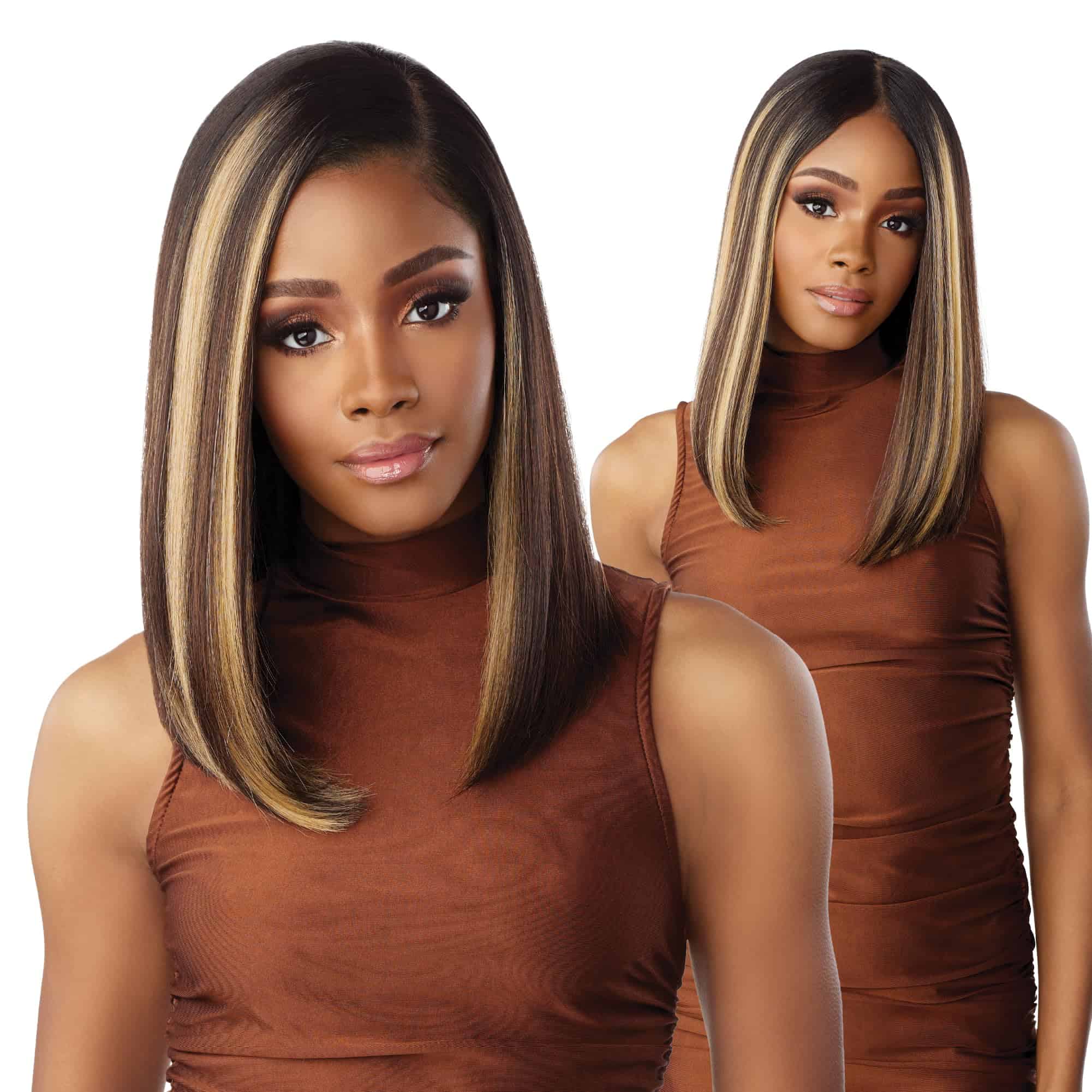 Peluca Sensationnel What Lace 13X6 - Shiyana -NEGRO AZABACHE