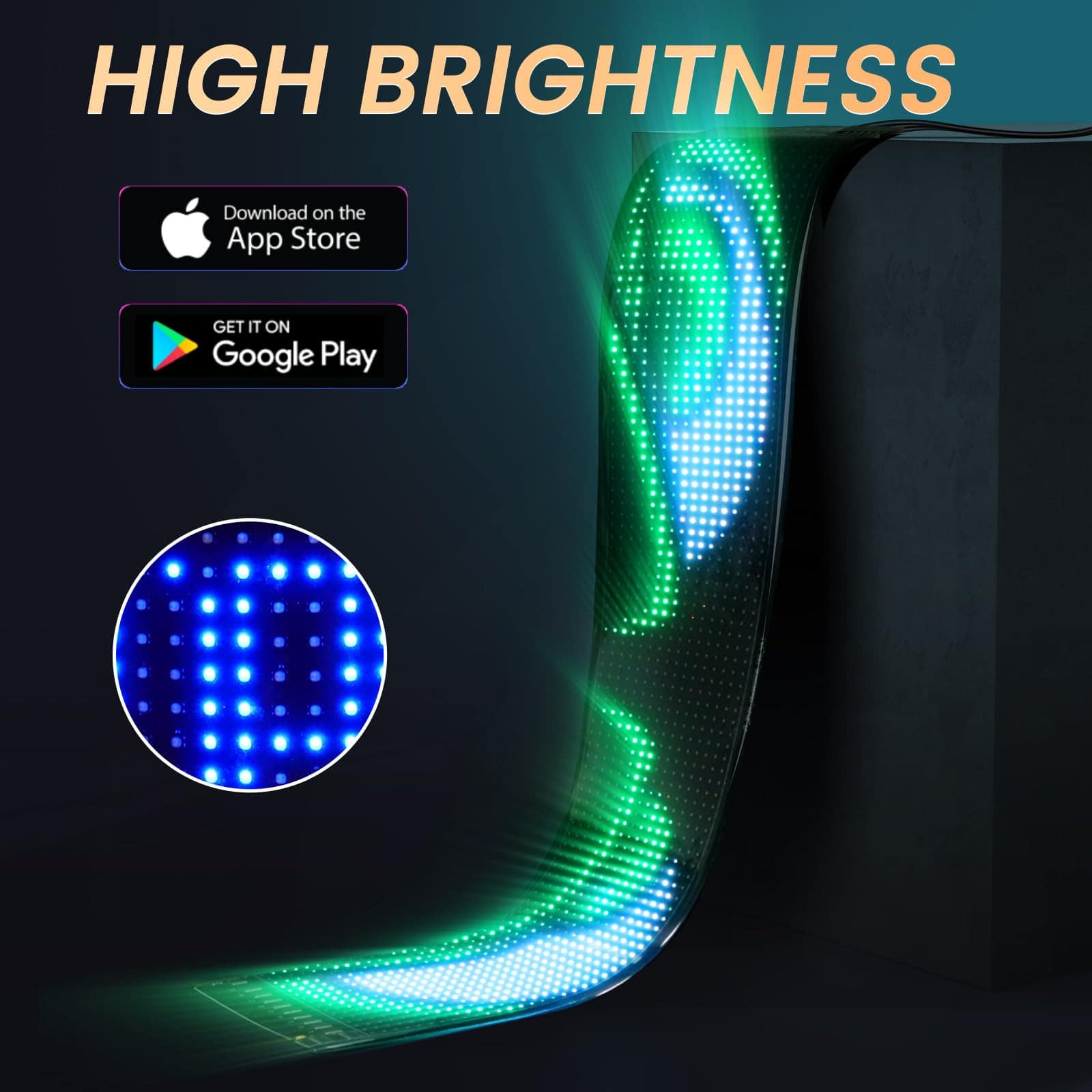 Tnuxey Luces de Ojos de Diablo para Autos, 15''x4'' Luces - Imagen 7