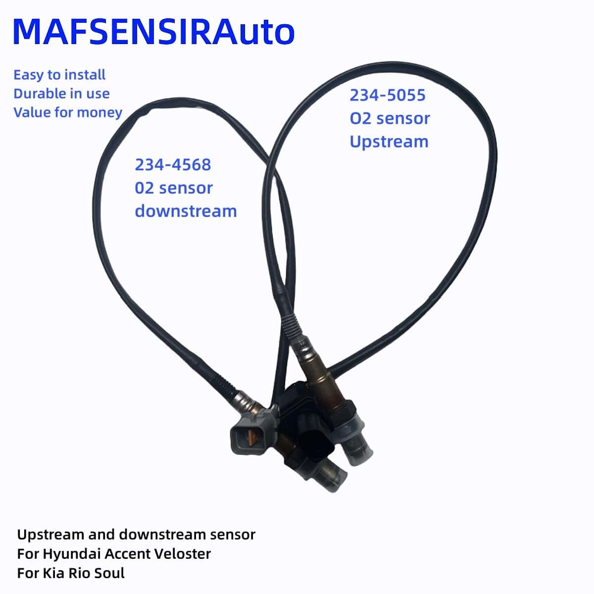 MAFSNESIRAuto 2Pcs Sensor de Oxígeno Arriba Compatible con - Imagen 5