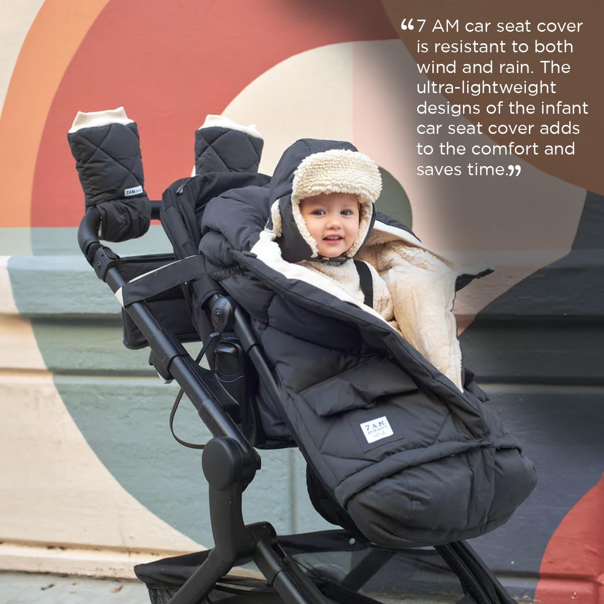 7AM Enfant Manta para Carriola 212 - Manta Ajustable con - Imagen 8