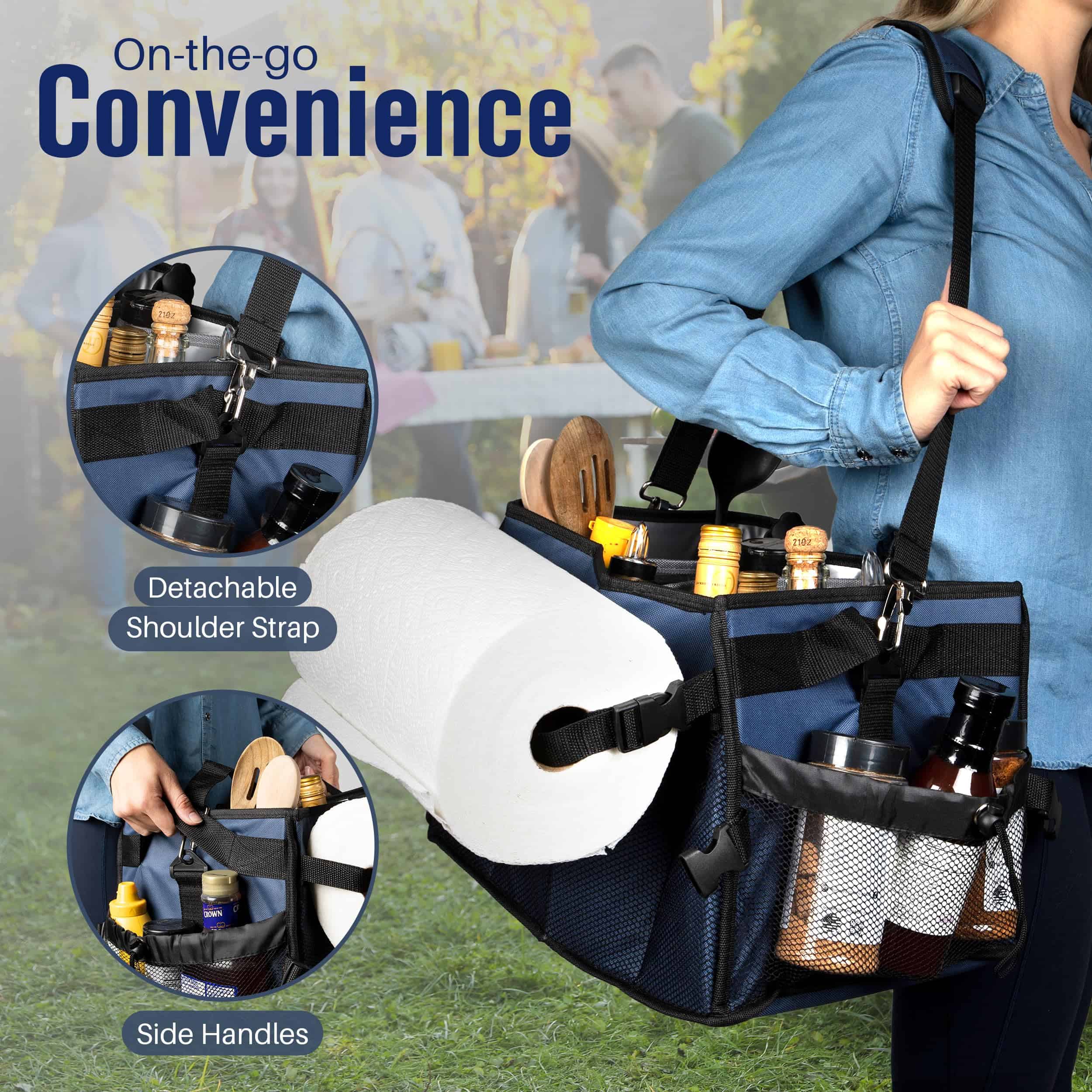 King Peach Clever Grill Caddy - Accesorio ideal para - Imagen 6