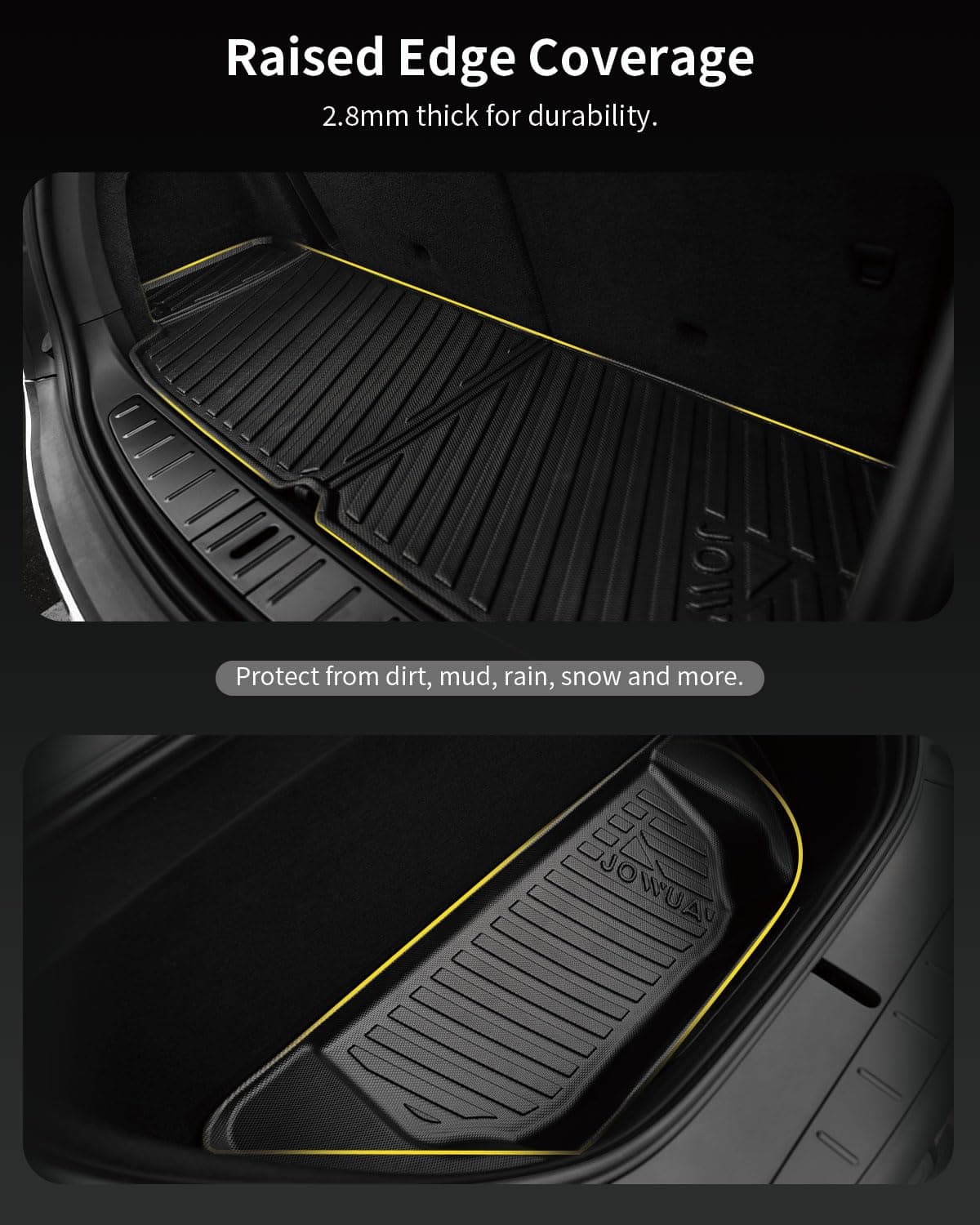 Forros para maletero todo clima JOWUA para Model X (5 - Imagen 7