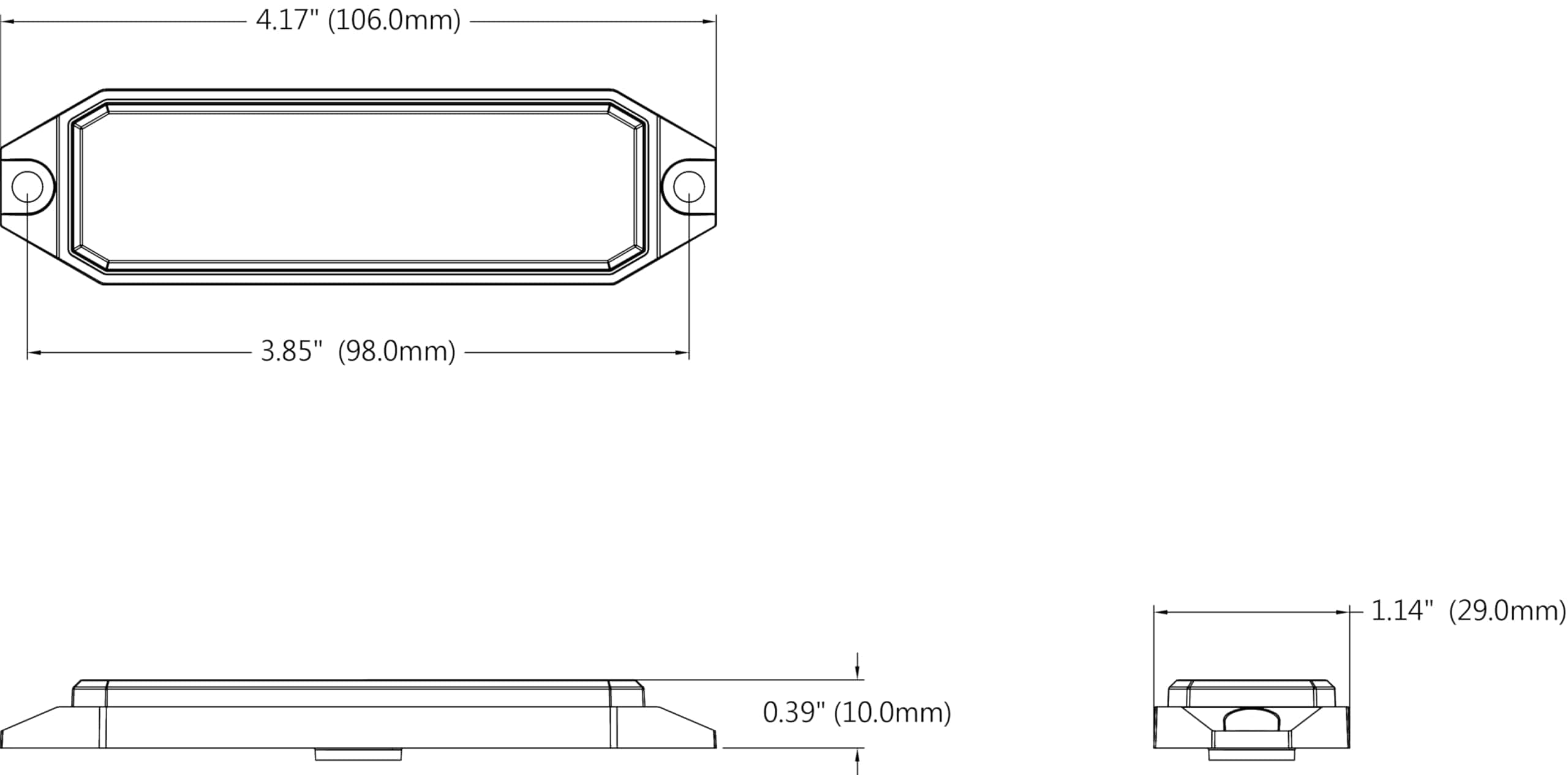Luz de advertencia de emergencia Unicorn Lighting UT02 - Imagen 8