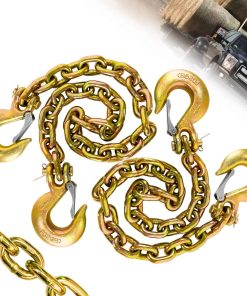 Cadenas de Seguridad para Remolque 3/8" G80 con Ganchos de
