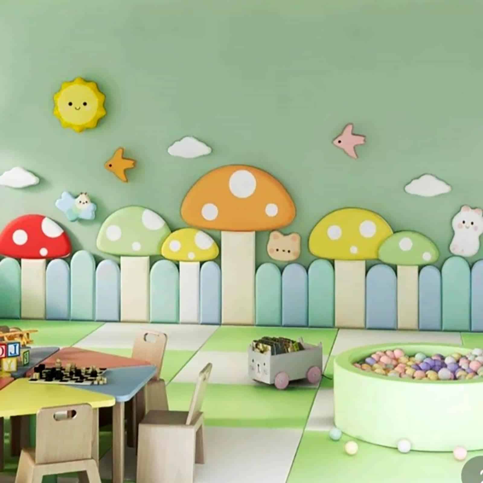 Panel de protección de pared para niños con autismo, 4 - Imagen 6