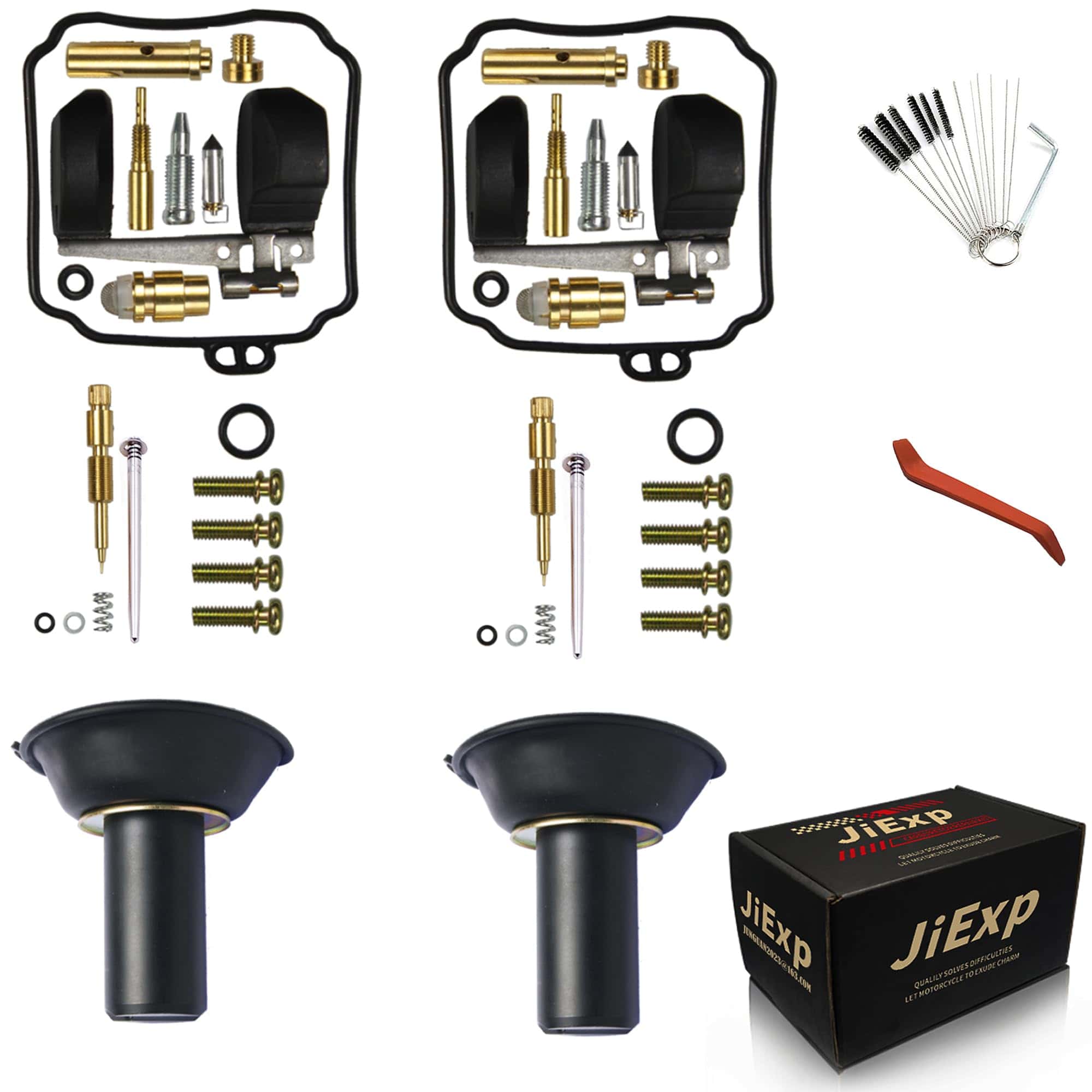 Kit de Reparación de Carburador para Motocicleta JiExp For