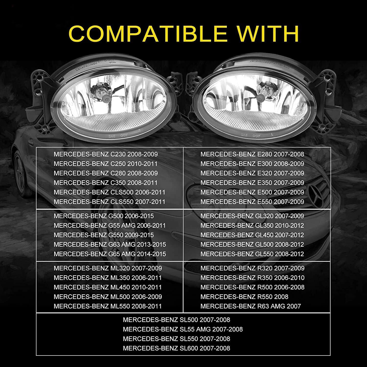 Par de Luces Frontales Antiniebla para Parachoques - Imagen 6